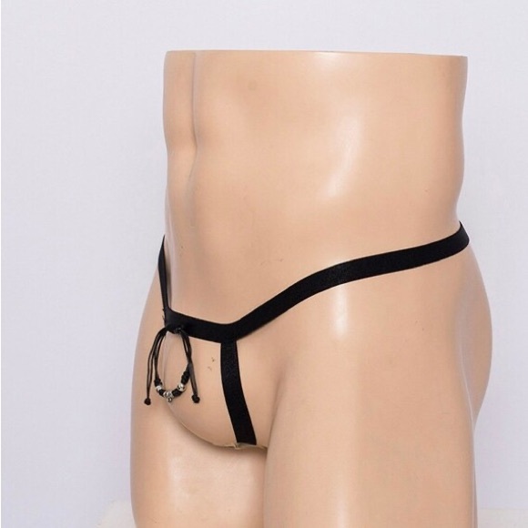 Mens Sexy T-back Thong Front O-ring Underwear Thong - Picture 2 of 5